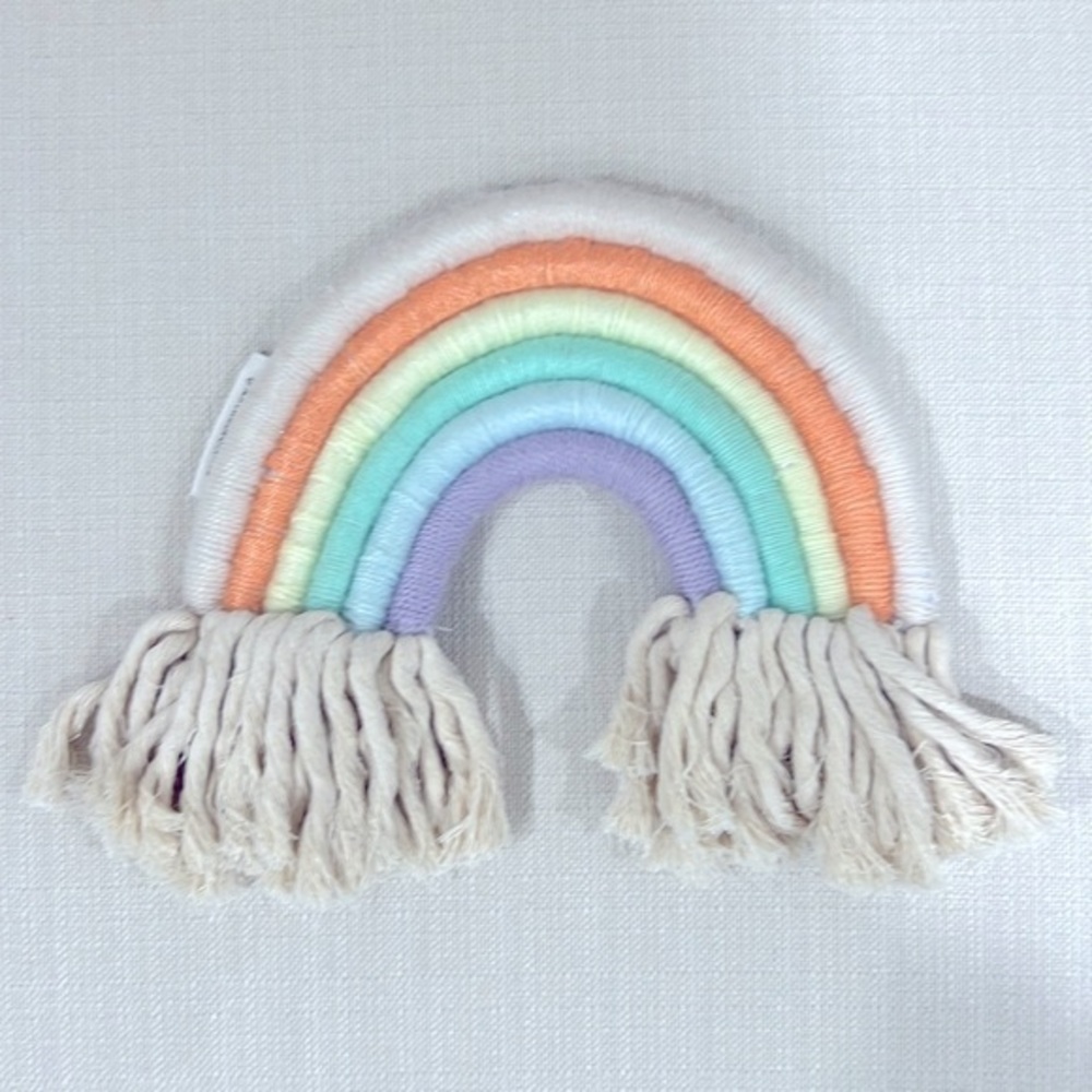 Anthropologie Mandi Smethells~Woven Rainbow Wall Hanging